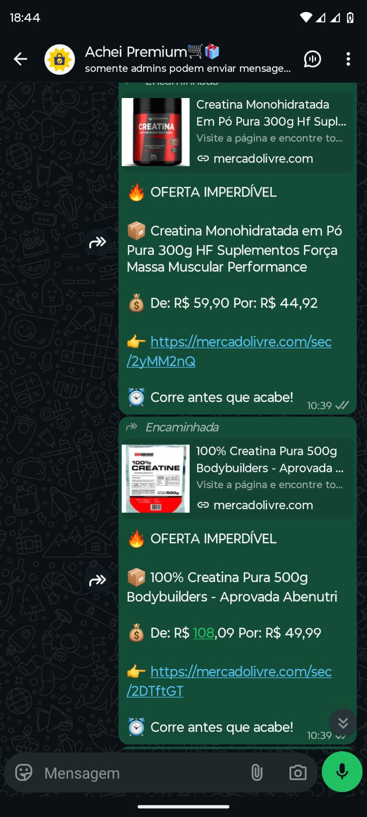 Grupo WhatsApp Achei Premium - Ofertas 2